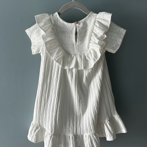 Zara Textured Ruffle Dress - Picture 2 of 5